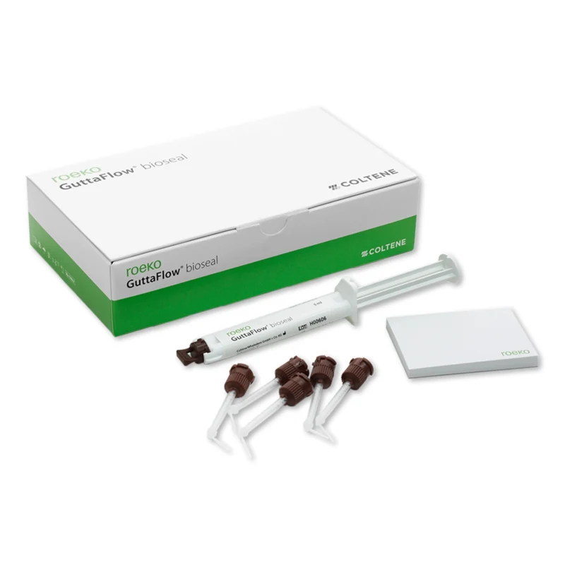 CEMENTO ENDODONTICO GUTTAFLOW BIOSEAL ROEKO ESTANDAR SET (INCLUYE: JERINGA X 5ML + 12 PUNTAS + BLOQUE DE MEZCLA)