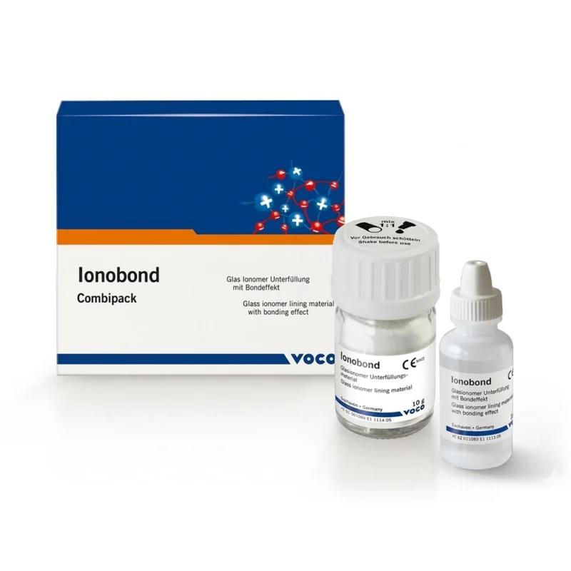 IONOMERO DE VIDRIO P/Base cavitaria IONOBOND - POLVO X 10Gr/LIQUIDO X 15Ml