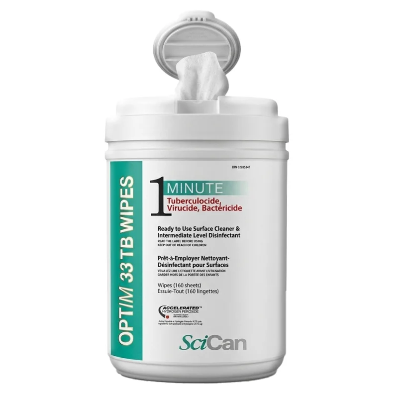 OPTIM 33TB WIPES DESINFECTANTE DE SUPERFICIES TOALLITAS - POTE x 160